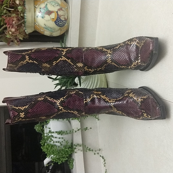 Genuine Snakeskin boots size 35 - Picture 2 of 10